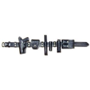 BH001 Black Police Duty Rig Combo - River Belt 2 1/4