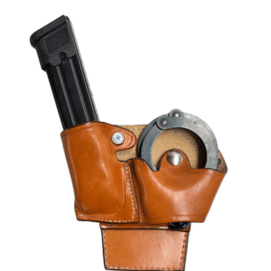 Handcuff and Mag Holder with Leather Paddle - BH03-P