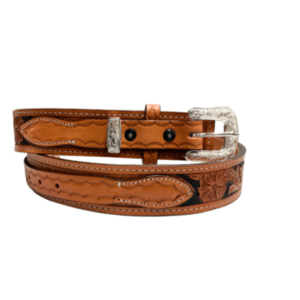 Double Ply Hand Carved Gunbelt - BH627HC