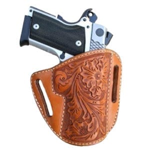 Texas Ranger Carved Gun Holster - BH24