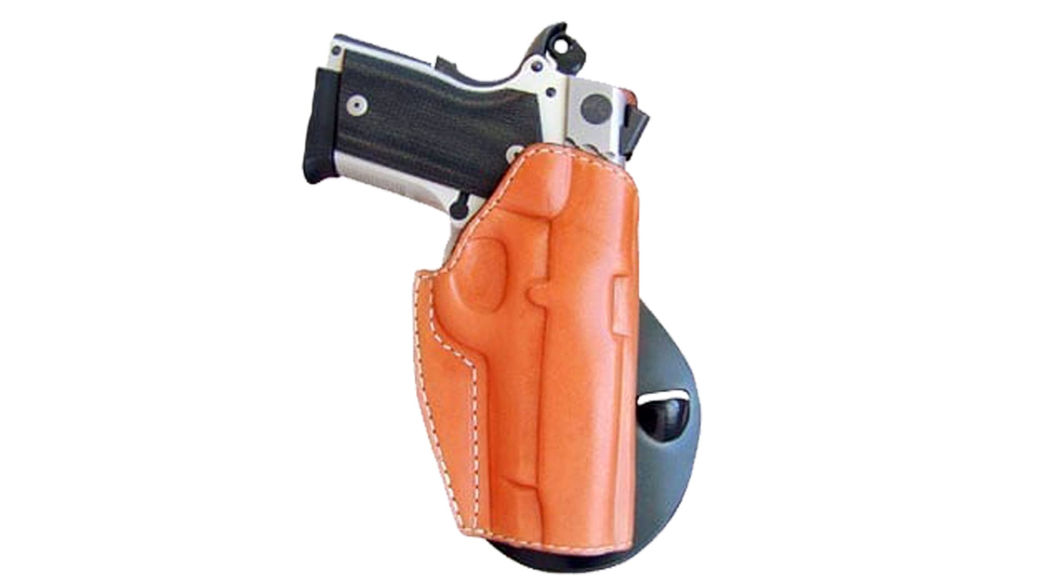 Leather Paddle Holster with Thumb Break - BH77DTB