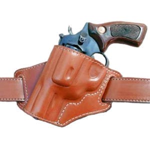 Middle of the Back Leather Holster - BH87 MOB