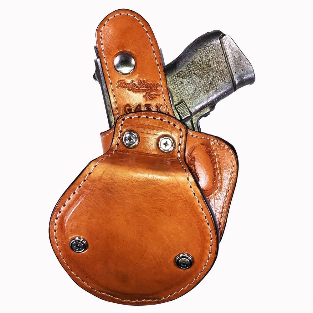 Leather Paddle Holster with Thumb Break - BH77DTB