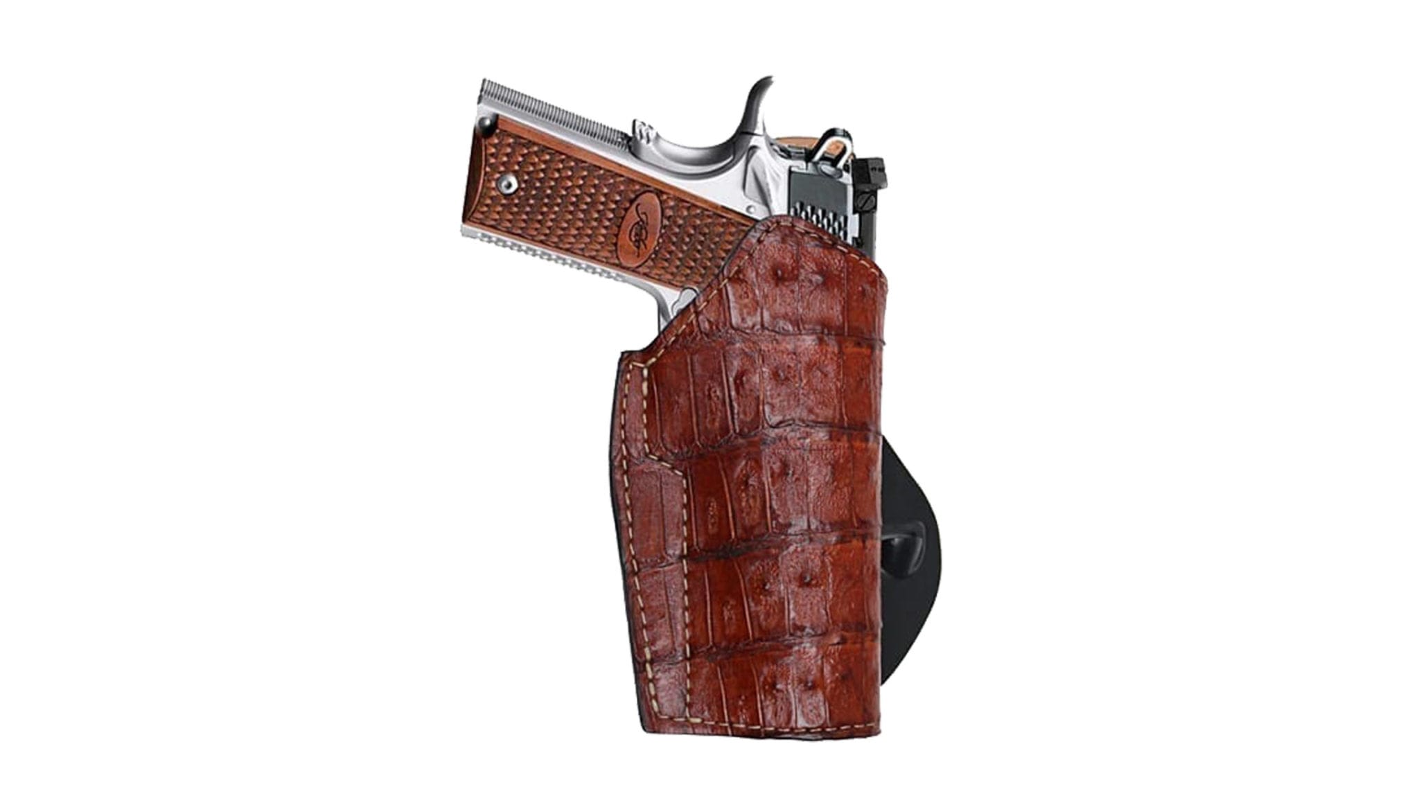 ALLIGATOR SKIN GUN HOLSTER – Florida Cracker Style