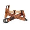 BHTR DB Texas Ranger Two Tone Duty Belt Hand Carved Rig