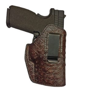 Ostrich Leather Inside Waistband Gun Holster - BH71OE