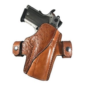 Open Top Exotic Trim Gun Holster - BHSS-ET