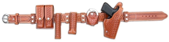 Police Duty Belt Keeper Leather 