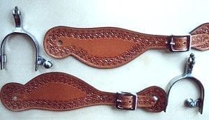 Custom Leather Spurs Straps - BH13