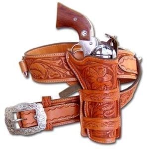 Western Gun Rig Hand-Carved - BH1877 The Wyoming