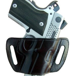 Compact Design Leather Belt Slide Holster - BH21-P