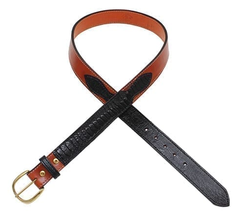 Trim Belt with Exotic Leather - BH22