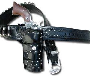 Mexican Hollywood Style Leather Rig - BH332 The Frontier Rig