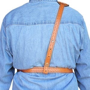 BH3 Hunting Shoulder Holster Hand Carved Back