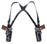 Concealed Double Draw Shoulder Gun Holster Under Arm Double Soft Pistol  Holster