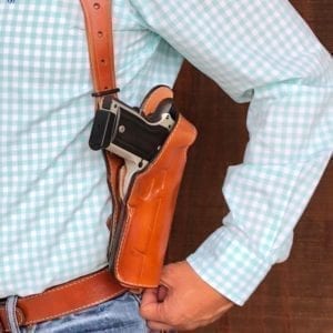 BH4D-TB VERTICAL Double Shoulder Rig with Thumb break - side