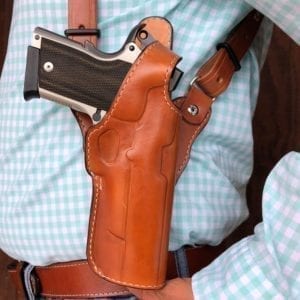 BH4D-TB VERTICAL Double Shoulder Rig with Thumb break close up