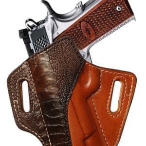 Improved Gun Holster with Crocodile Trim - BH59TE