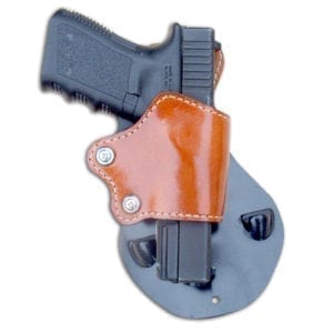 Compact Belt Slide Holster with Leather Paddle - BH79 Yaqui Slide Holster