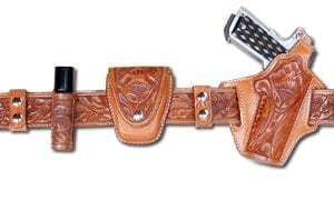5. BH005 Sheriff Duty Rig and Texas Ranger Rig ,full hand floral carved combo