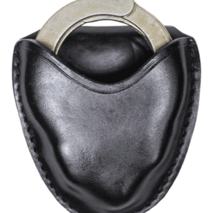 BH63 Handcuff Holder - Black Leather