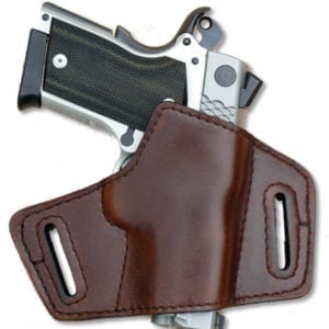 Fully Leather Lined Compact Economic Gun Holster - EEL