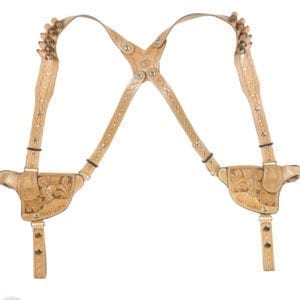 Double Gun Vertical Shoulder Rig Hand Carved