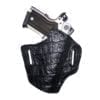 Black Alligator Exotic Leather Holster