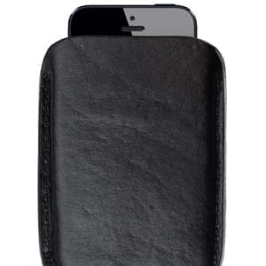 #2. Leather Smartphone Wallet Case - For iPhone and Android Smartphones in Black Color