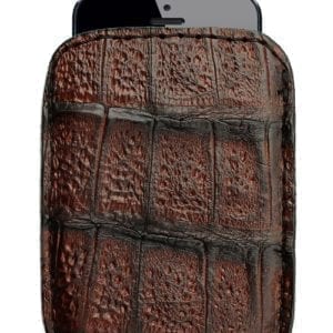 Crocodile Skin iPhone and Smartphone Wallet Case Front 2