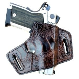 Ostrich Leg Exotic Skin Gun Holster - BH-OL