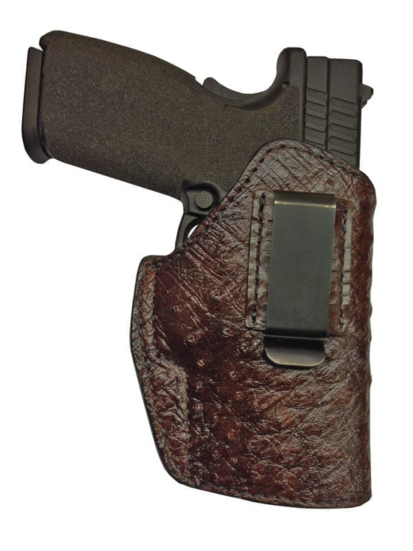 Exotic Ostrich Leather Gun Holster - BH49OE