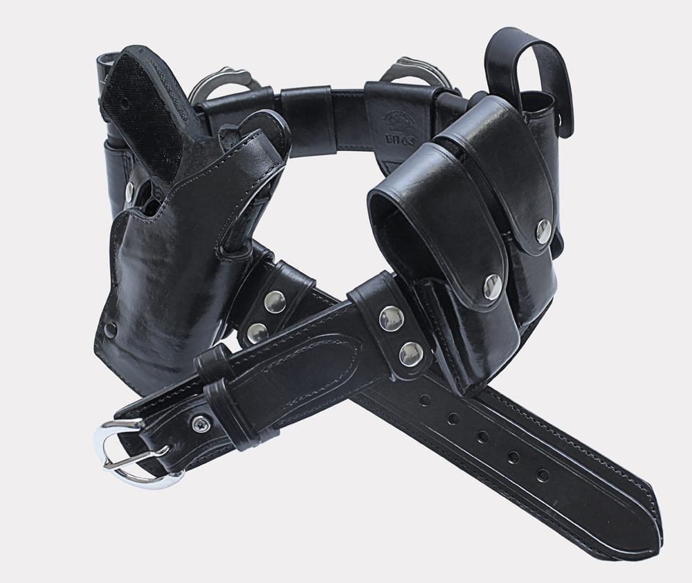 Leather Duty Magazine Holster used by most United States Police Departments 