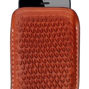#18. Exclusive Raptor Leather Custom Smartphone Case