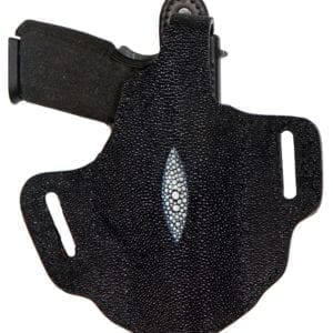 16. BH-ST Black Stingray Exotic Leather Holster