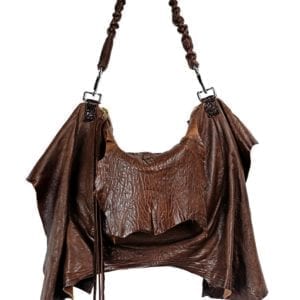 Chacha Designs  Ladies Leather shoulder Bag - Brown