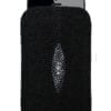 Black Stingray Skin iPhone and Smartphone Wallet Case