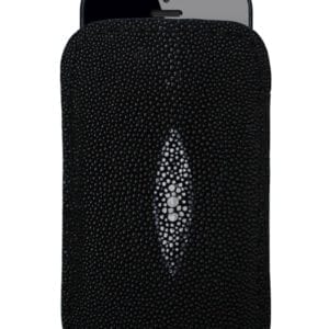 Black Stingray Skin iPhone and Smartphone Wallet Case