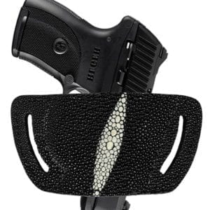 16. BH-ST-S Black Stingray Exotic Leather Holster