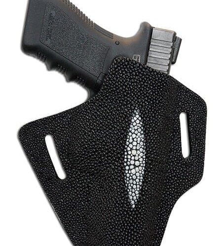 Black Stingray Black & Wine Stingray Exotic skin Leather Holsters