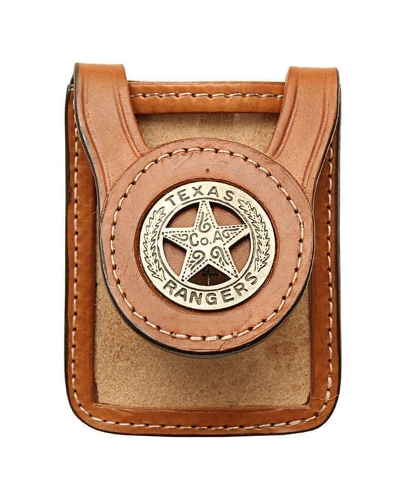 Brigade Leather custom police badge holder