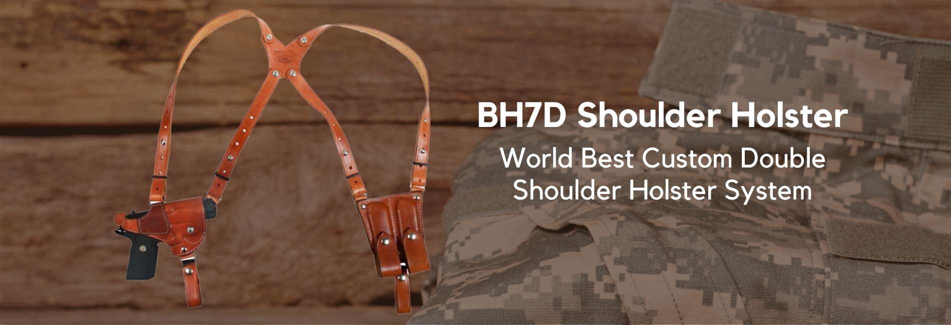 BH7D World Best Custom Shoulder Holsters Systems BH7D World Best Custom Shoulder Holsters Systems