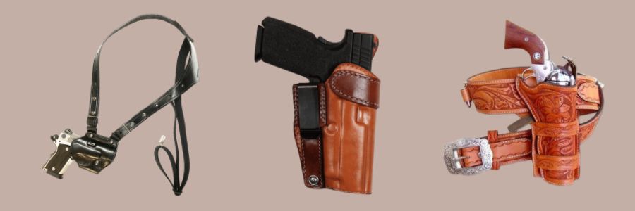 Types of concealed carry holsters and best materials - Black Hills Leather  Store