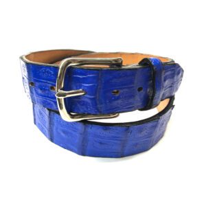 BH-BAB - Blue Alligator Skin Belt