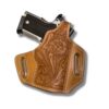 Hand Carved Belt Slide Holster with Thumb Break