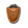 Hand Carved tooling Handcuff Holder