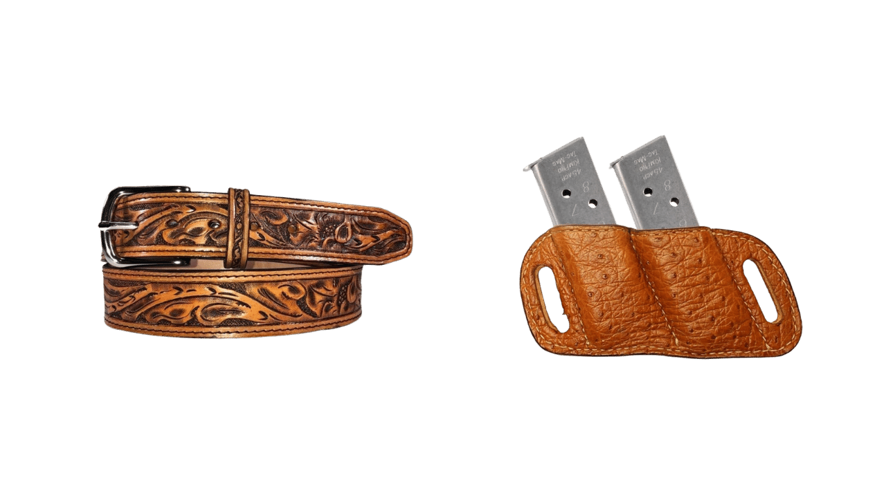 Holster-belt-and-magazine-pouch