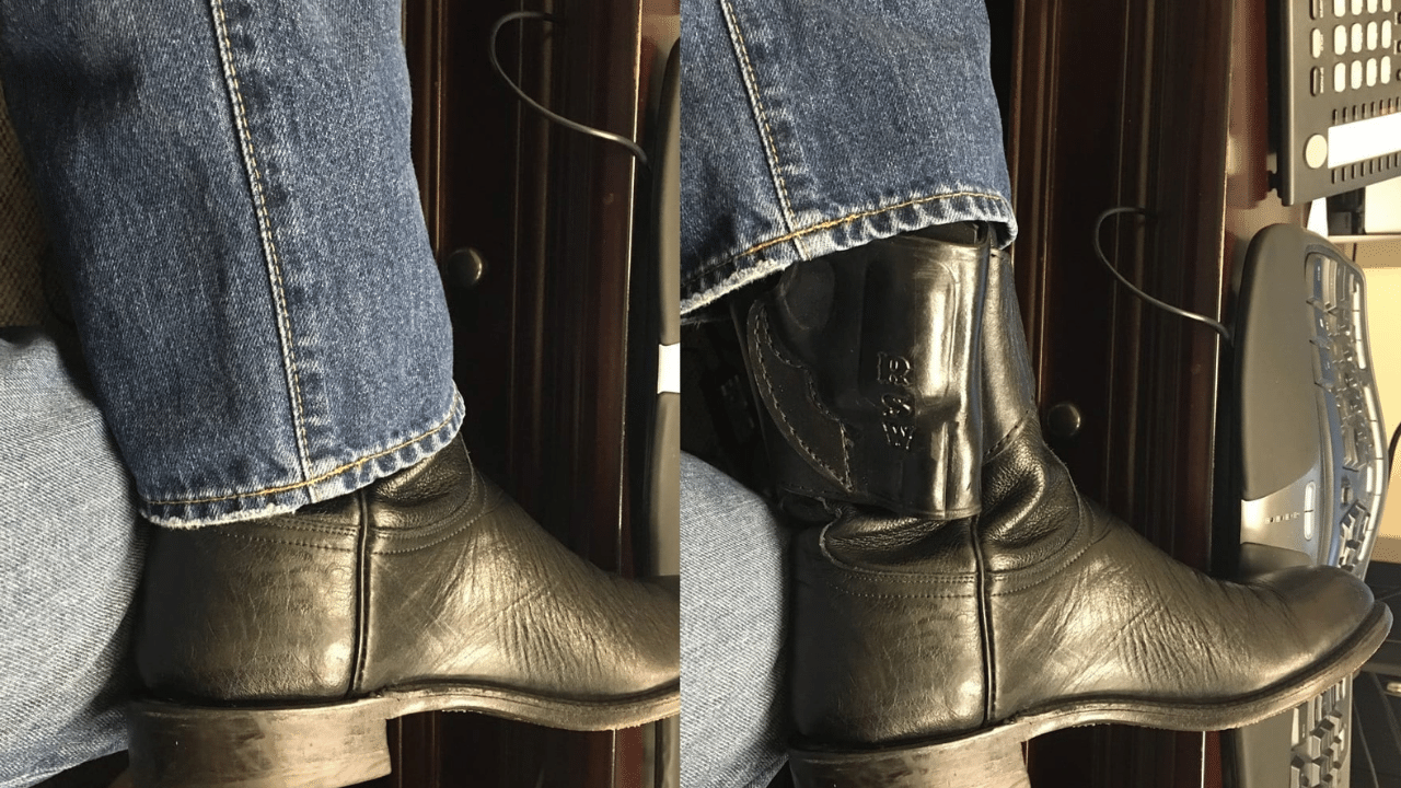 Ankle-holster-model-demo