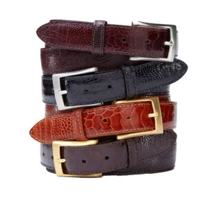 Ostrich-Leg-Leather-Belt-Genuine-Exotic-Skin-Belt-RL20LO