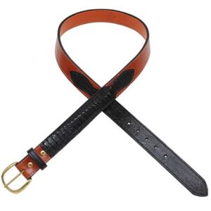 Genuine-Leather-Ostrich-Belt